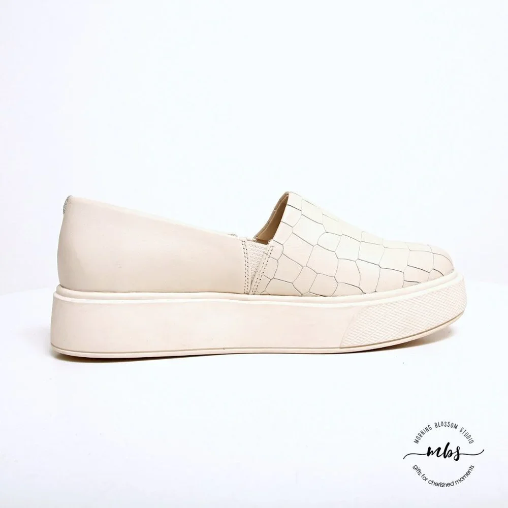 Vince Camuto Abbinna Leather‎ Platform Slip Ons